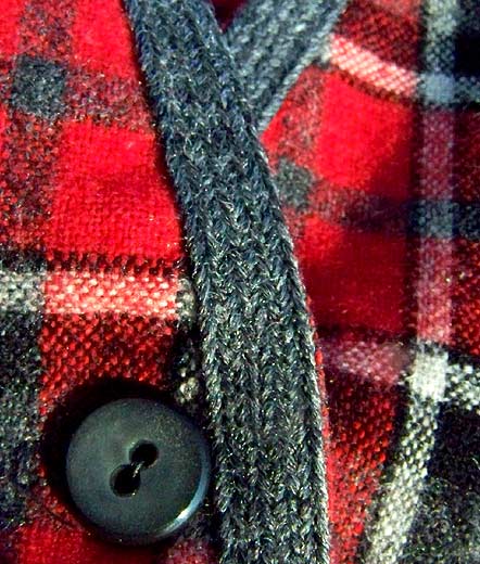 vintage 50s plaid vest