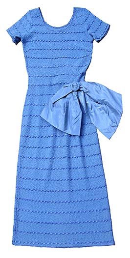 50s swag knit dress