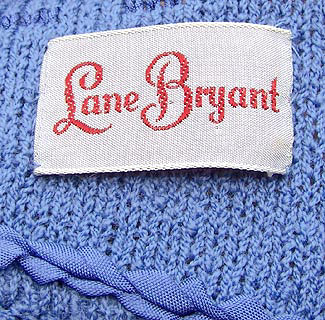 vintage 50s Lane Bryant label