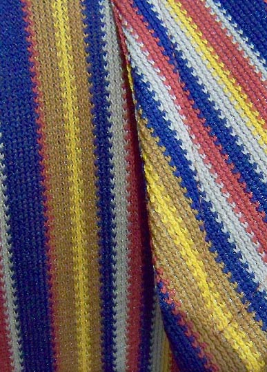 vintage 70s mens Arrow dirty sheer knit shirt
