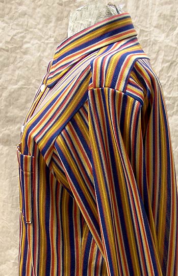 vintage 70smens Arrow dirty sheer knit shirt