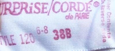 vintage 50s Corde de Paris label