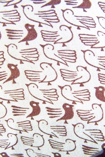 vintage 60s bird print shirt