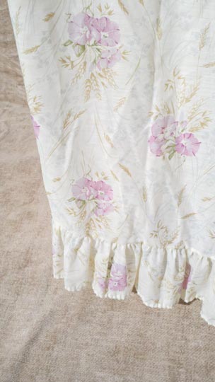 vintage 60s floral nightgown robe