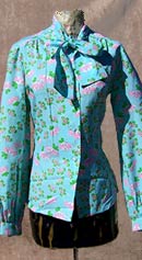 vintage 60s 70s Posh Jay Anderson floral blouse