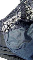 allur-riffic vintage 50s satin elastic bra