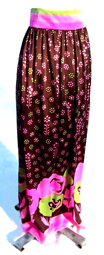 vintage 60s Pop floral knit set
