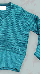 in the blue vintage 60s Jantzen sweater