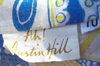 vintage 70s Ah! Austin Hill label