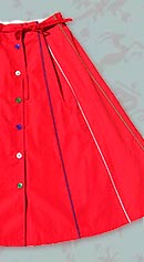 strike vintage 70s striped skirt