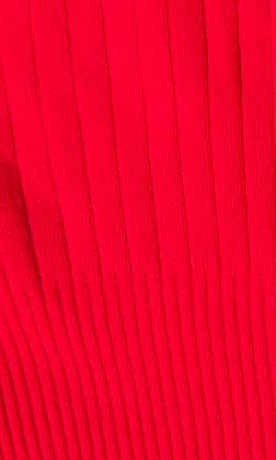 vintage 70s red ribbed top