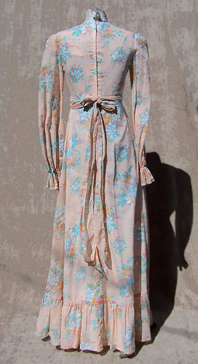 vintage 70s Jody T garden party dress