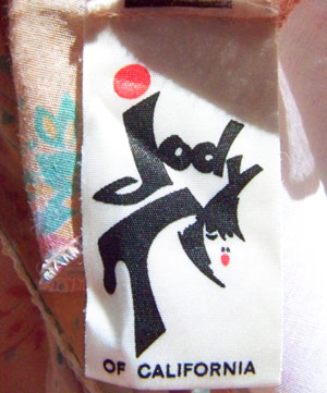 vintage 70s Jody T label
