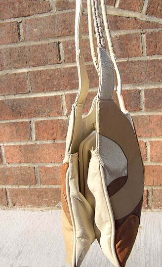 vintage 60s groovy applique purse