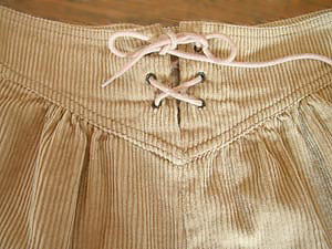 vintage 70s 80s lace up gouchos