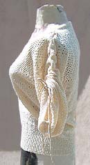 bring it vintag 70s metallic mesh sweater