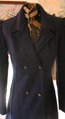 vintage London Fog navy coat