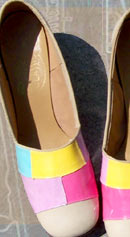 glow your feet vintage 70s summery pumps