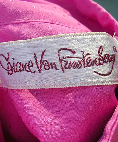 vintage early 80s Diane Von Fürstenberg label