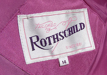 vintage 80s Rothschild label