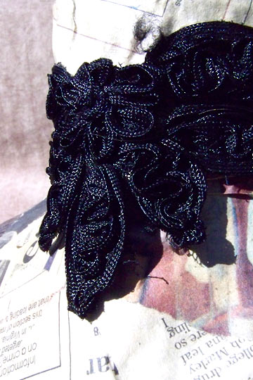 vintage choker lace velvet dress