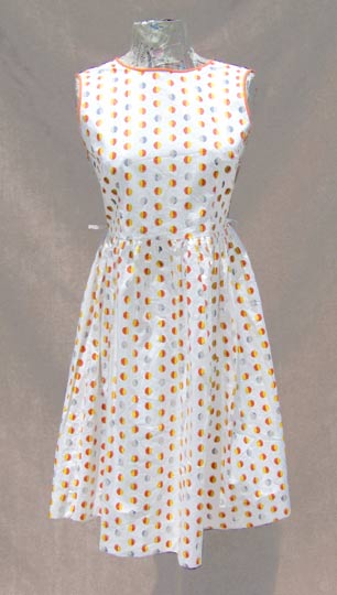 vintage 50s girls doted sundress