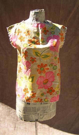 vintage 60s floral shell top