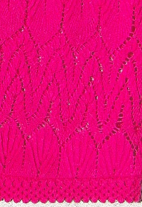 vintage 60s sheer pink knit top