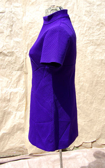 vintage 60s purple mini dress