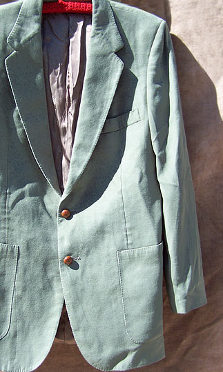 vintage 70s 80s designer Lanvin mens suede jacket