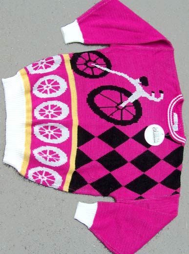 vintage 80s bicycle slouch sweater