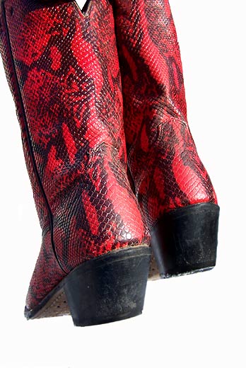 red Laredo short boots
