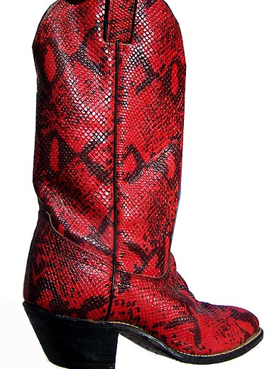 red Laredo cowboy boots