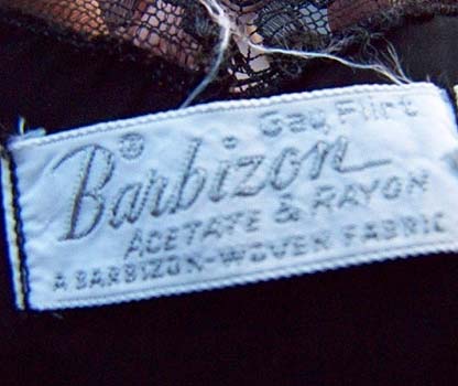 vintage 40's Barbizon gay flirt label