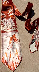 vintage 40s the McNeil Co. hunting tie