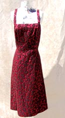 vintage 50s pencil brocade dress