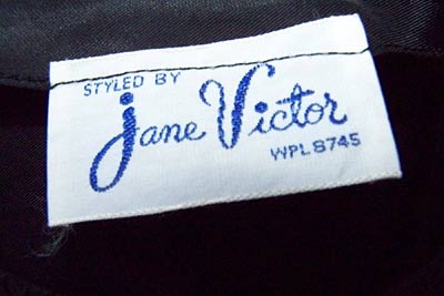 vintage 50s Jane Victor label