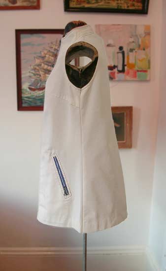 vintage 60s white stag tunic jacket