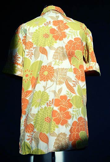vintage 60s hawaiian pique shirt