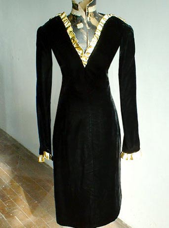 Givenchy snakeskin velvet dress